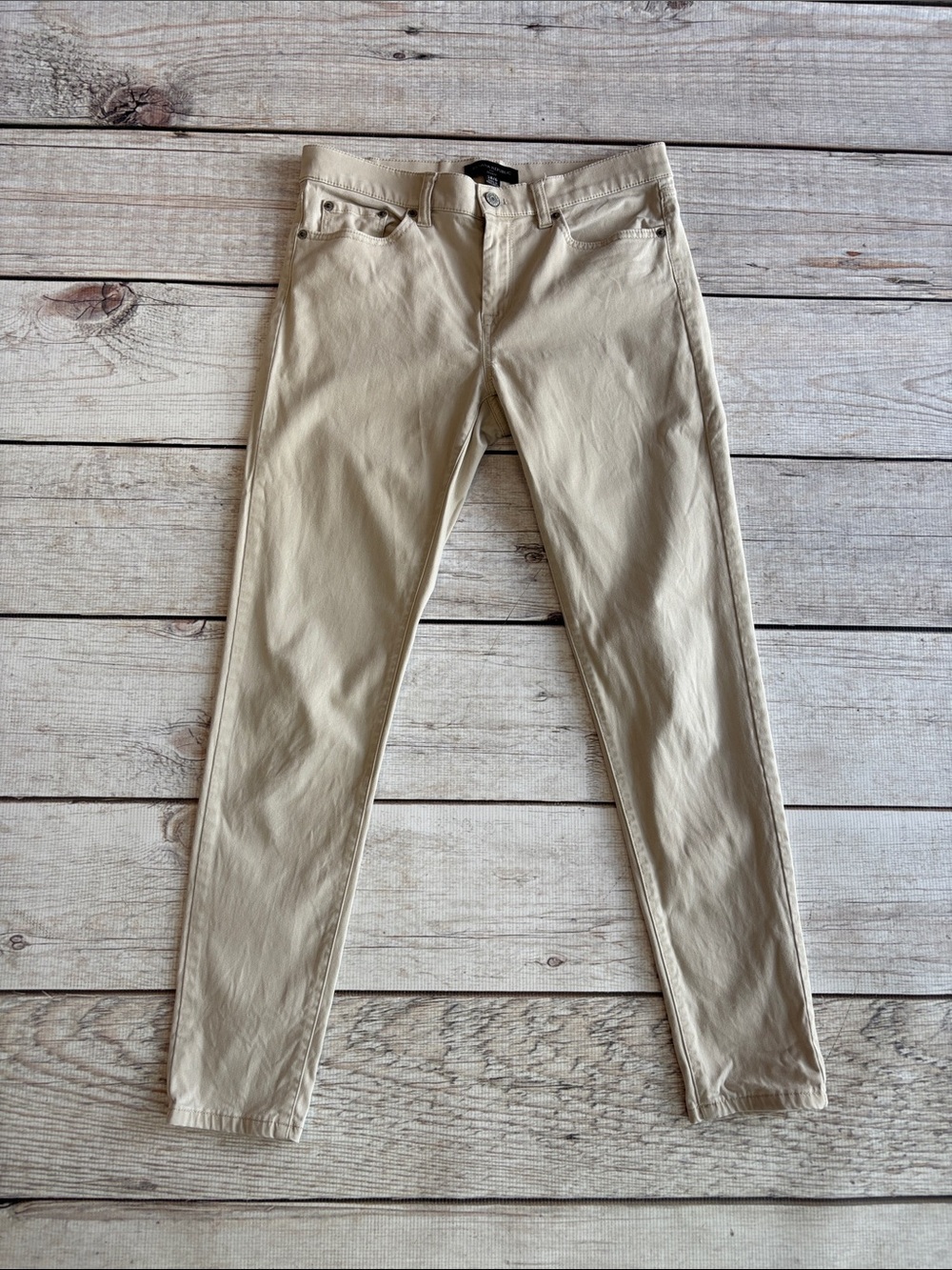 Banana Republic Skinny Pants in Light Beige